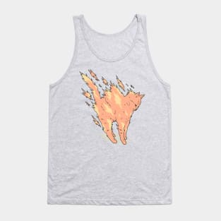 cat fire Tank Top